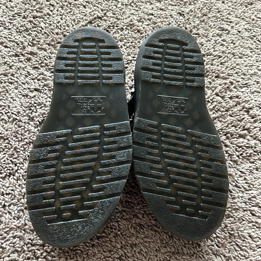 Dr. Martens Black Leather Sandals with Adjustable Buckle - Picture 11 of 13